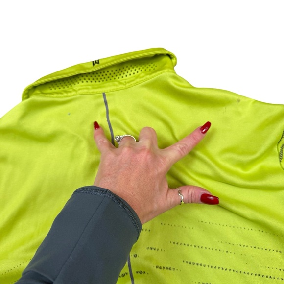 Tiger Woods Nike Golf Dri-Fit Mens Lime Green Polo Shirt Size Medium READ - Picture 2 of 13